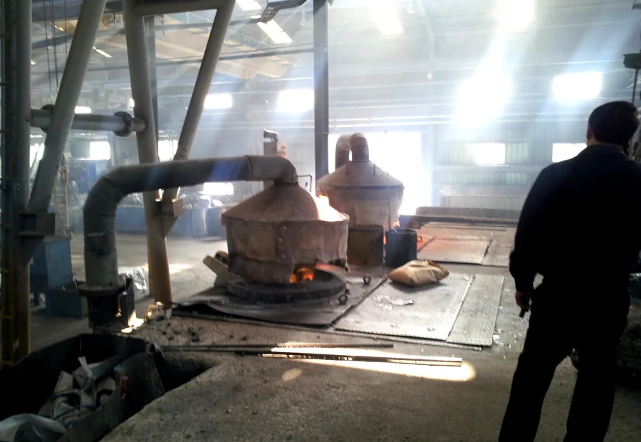 용해로 현장
